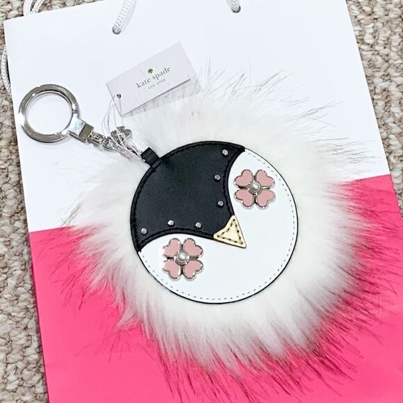 NWT Kate Spade Penguin 🐧 Keychain - Picture 1 of 2